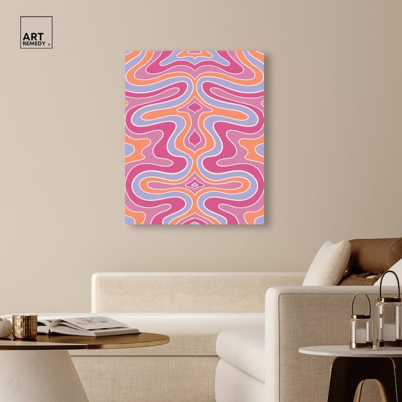 Bubble Gum Retro II Canvas by Art Remedy, Gallery Wrapped