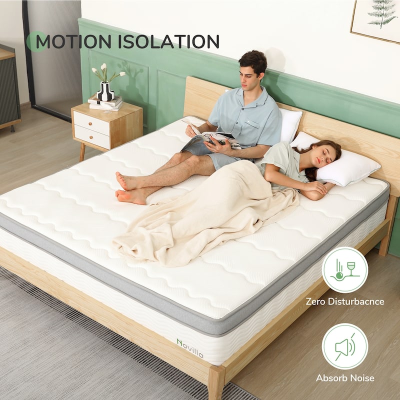 Novilla 10-inch Cooling Gel Medium Hybrid Innerspring Mattress