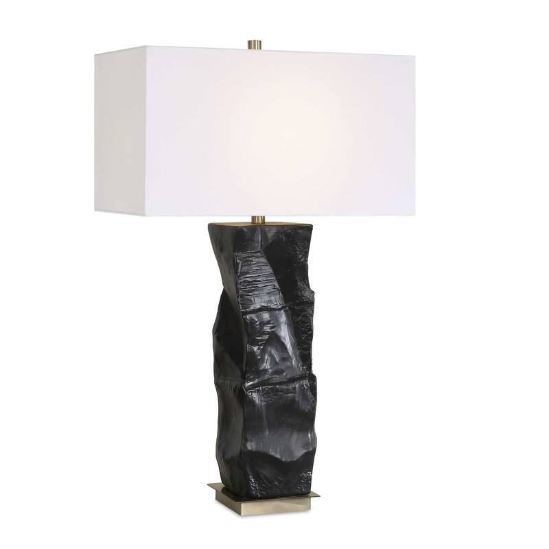Uttermost Altaria Black Table Lamp - 20.00" W x 33.00" H x 11.00" D