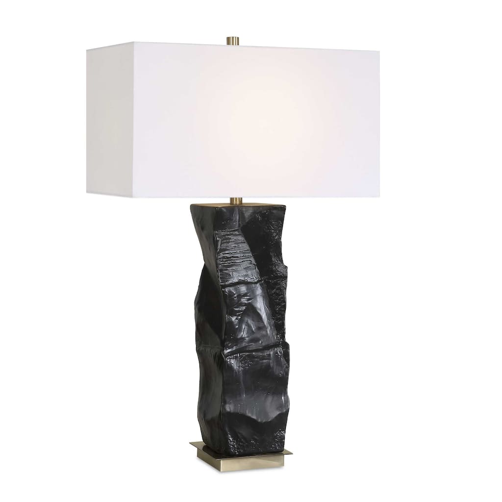 Uttermost Altaria Black Table Lamp - 20.00" W x 33.00" H x 11.00" D