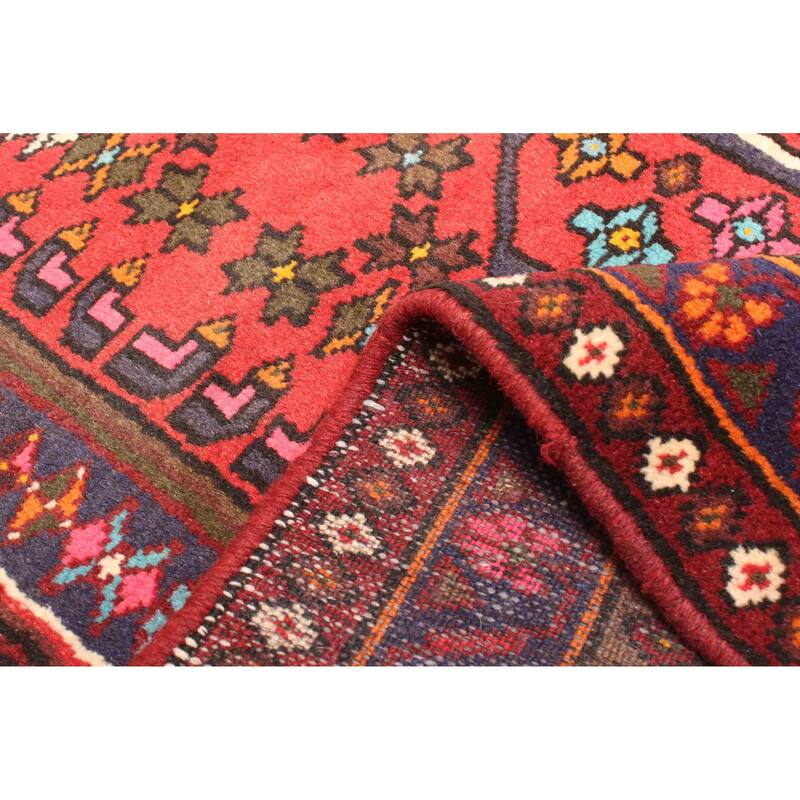 ECARPETGALLERY Hand-knotted Anadol Dark Navy Wool Rug - 4'2 x 6'3