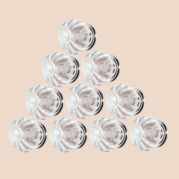Shop 10 Clear Acrylic Cabinet Knobs And Pulls 1 1 4 Inch Dia