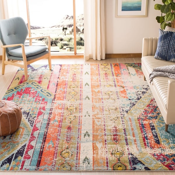  3x5 Bohemian Area Rug, Boho Bathroom Rugs,Boho Rugs