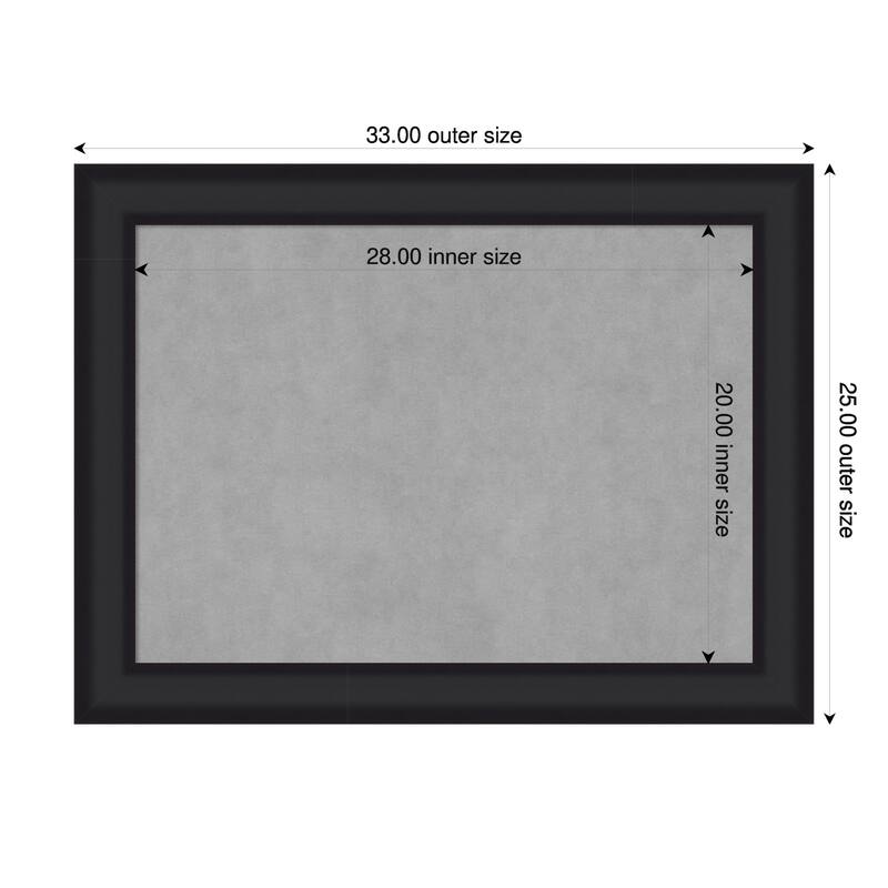 Amanti Art Oliver Black Framed - 33 x 25 in - Oliver Black