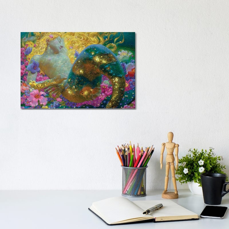 iCanvas "Golden Dreams" by Victor Nizovtsev Canvas Print - 8x12x0.75