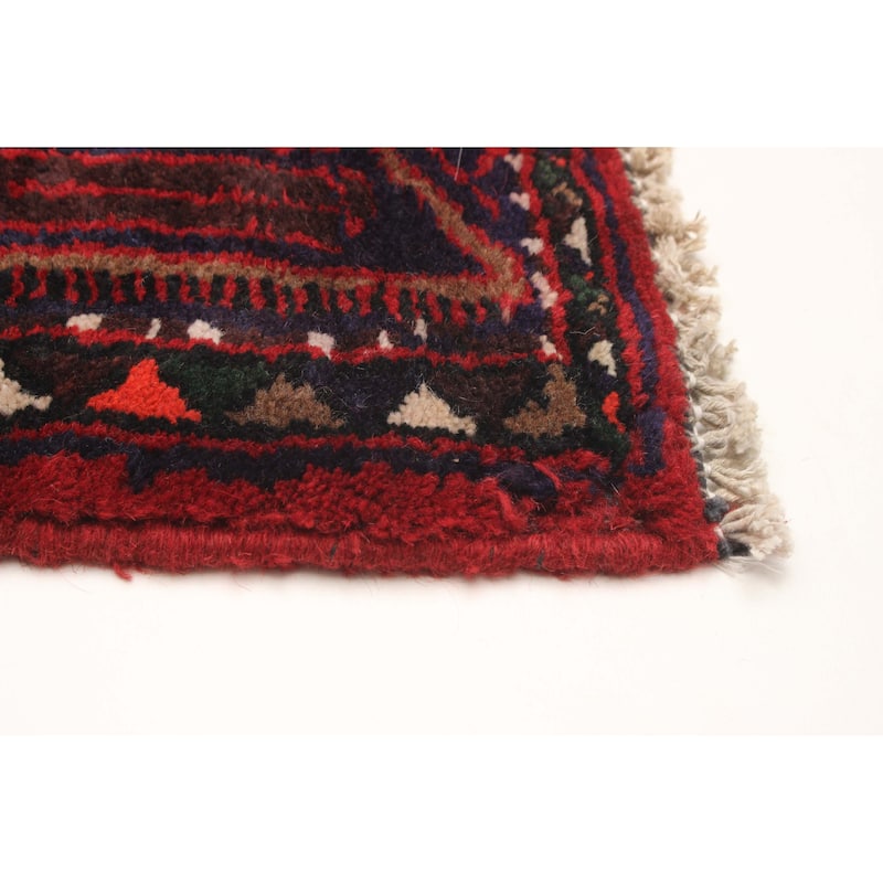ECARPETGALLERY Hand-knotted Andelz Red Wool Rug - 4' 4" x 6' 8"