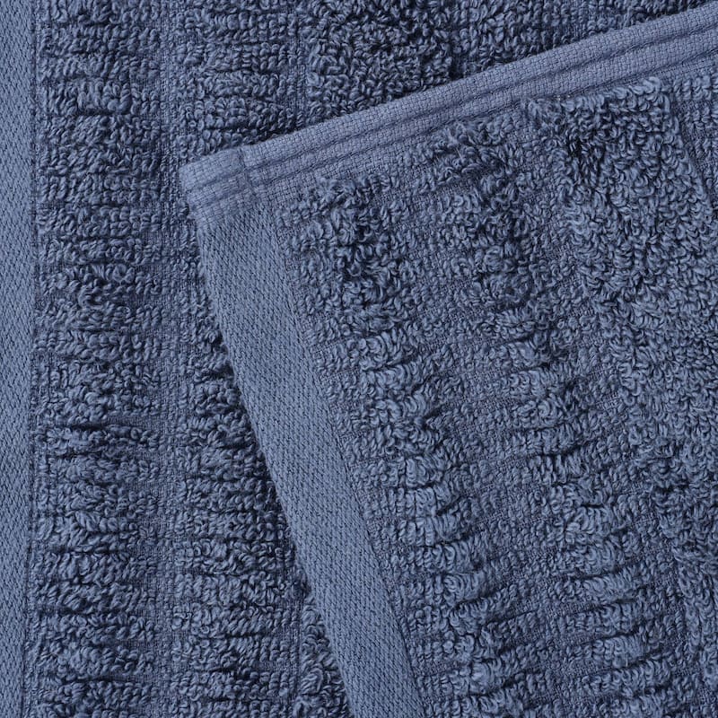 Superior Mika Smart Twist Viscose Cotton Blend Face Towels Washcloths, Set of 12