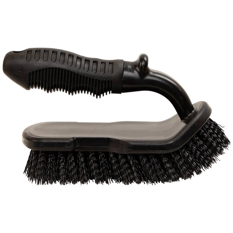 Large Hand-Held Swimming Pool Scrub Brush with Bumper - 8"