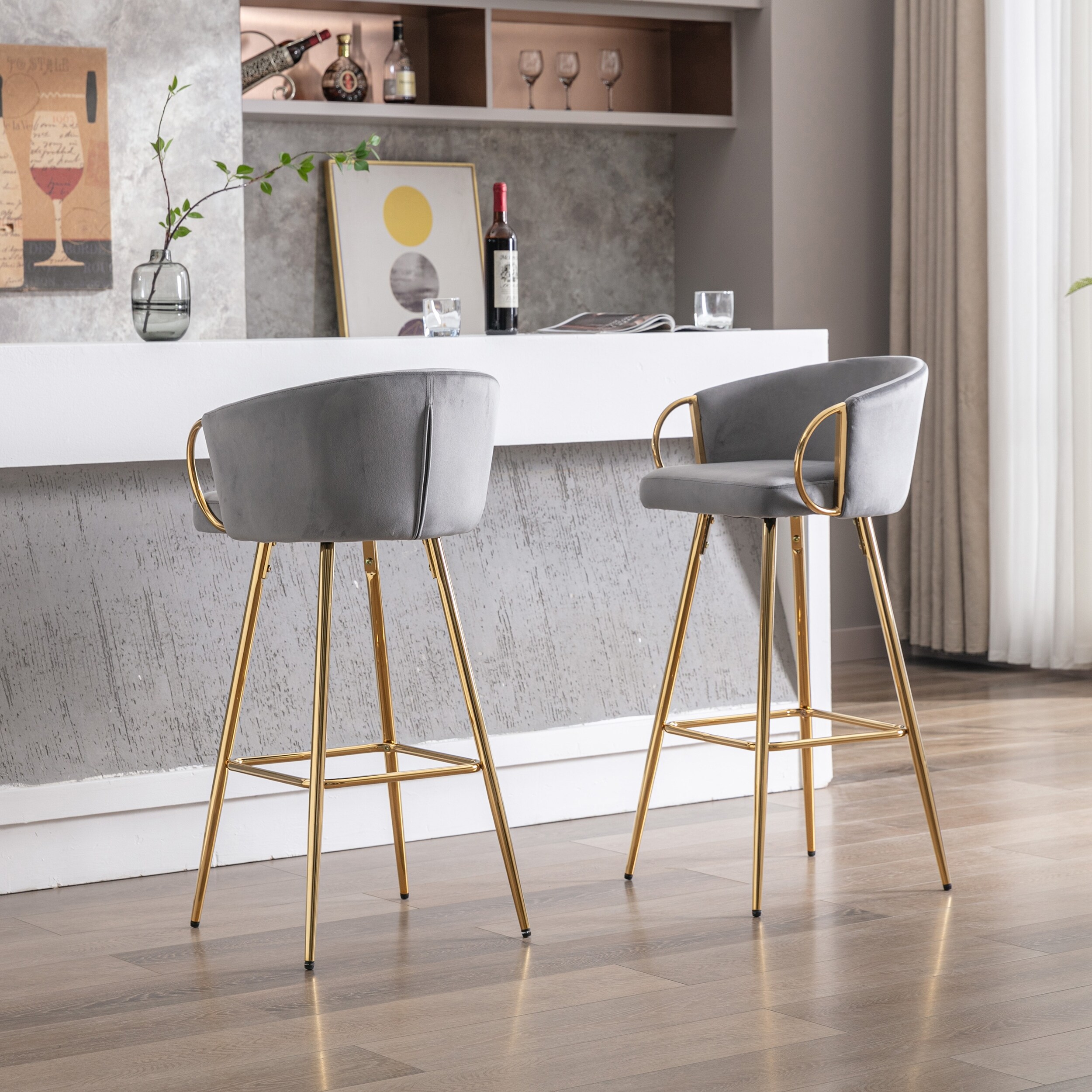Costigan velvet 26 bar stool deals