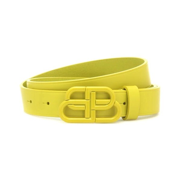 yellow designer belts