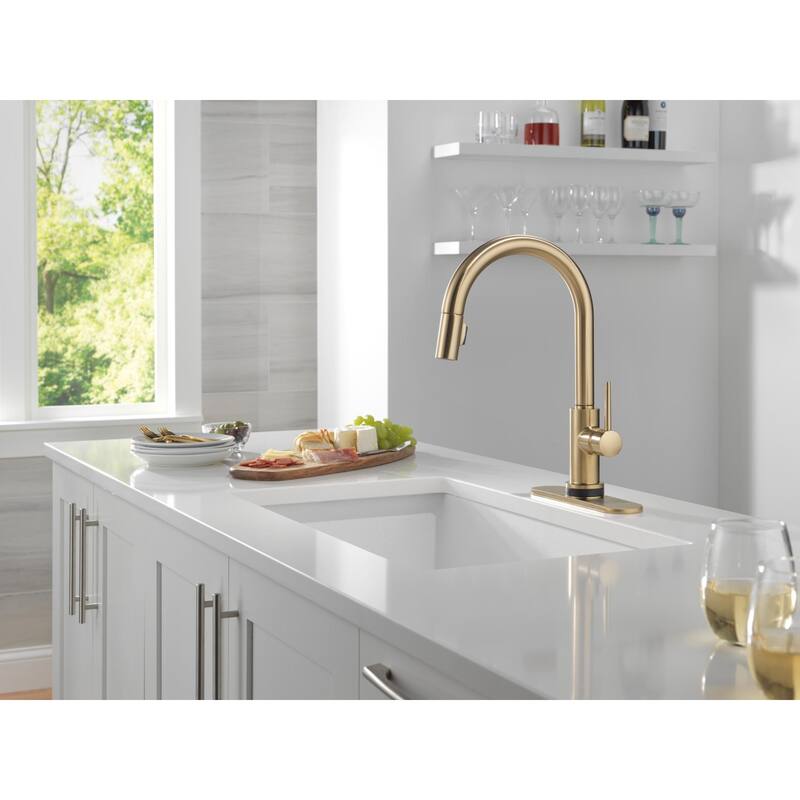 Delta 9159TL-DST Trinsic 1.8 GPM Single Hole Pull Down Touchless