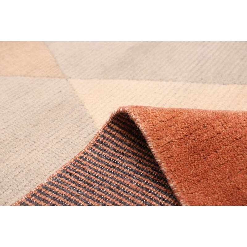 ECARPETGALLERY Hand-knotted Pak Finest Marrakesh Copper Wool Rug - 10'1 x 14'0