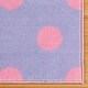 preview thumbnail 3 of 3, Licensed Minnie Mouse Dots Purple Pink Soft Polyester Non-Slip Digital Printed Youth Area Rug - 3' 4" x 4' 6"