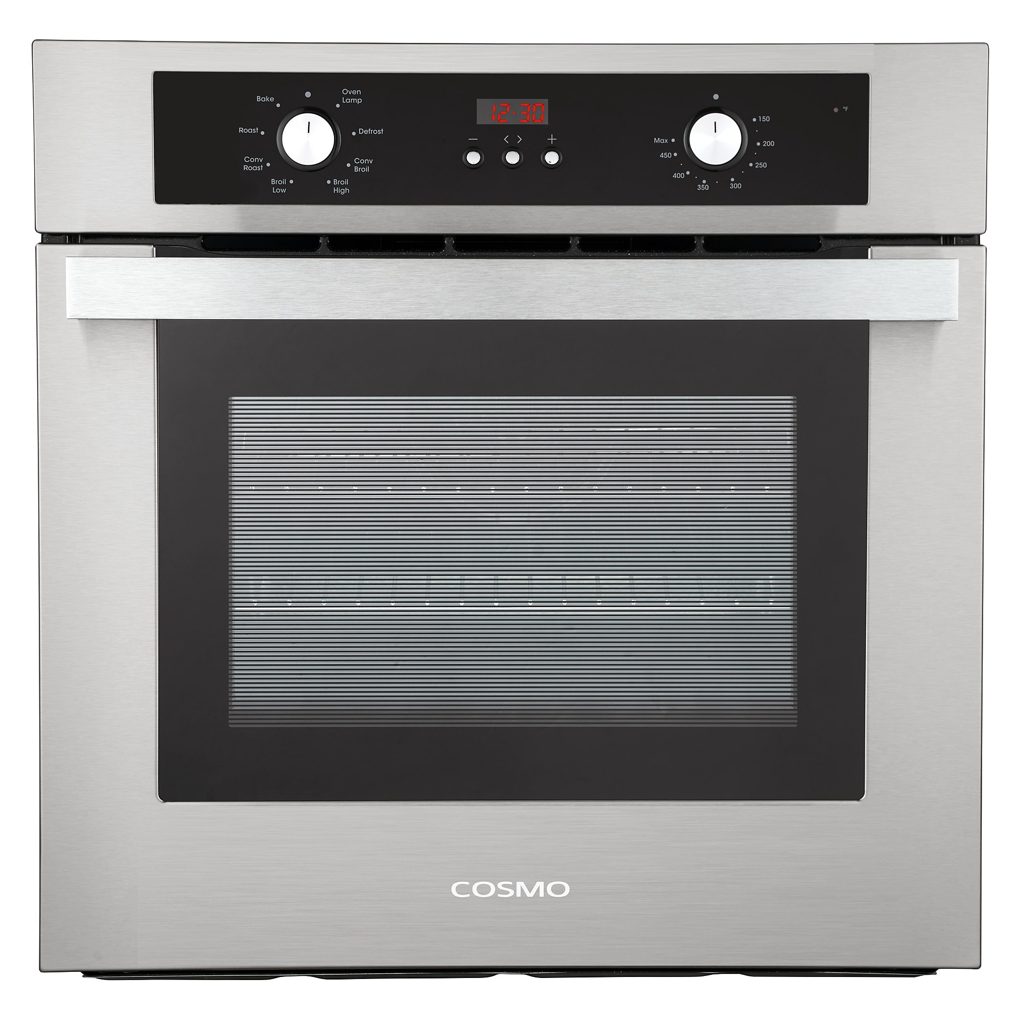 Cosmo 24 in. Electric Wall Oven with 2.5 cu. ft. Capacity, 8 Functions, Turbo True European Convection