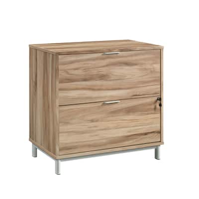 Contemporary Locking File Cabinet with Full-Extension Drawers for Home Office