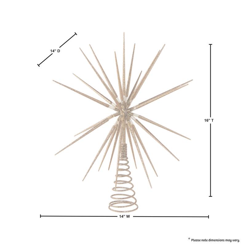 16" Starburst Tree Topper- Foldable