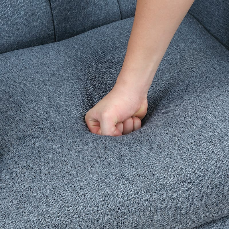 Haven 29" Textured Accent Chair - Button-tufted Chair Back