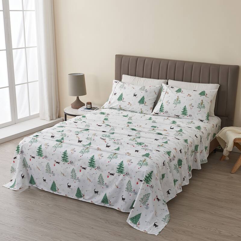 Premium Rustic Lodge Microfiber Sheet Set