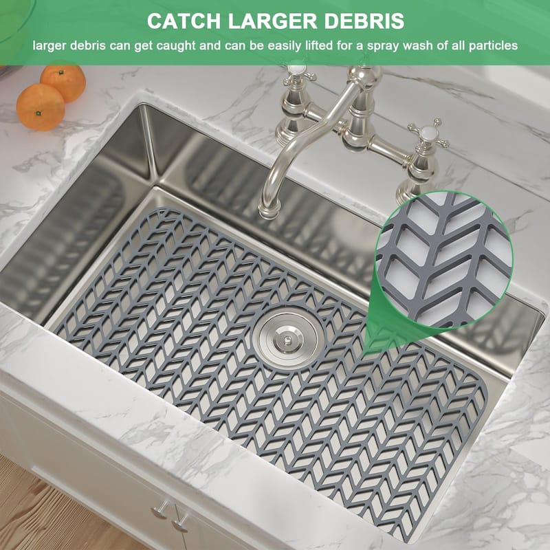 Silicone Sink Mat Sink Protectors for Kitchen Sink