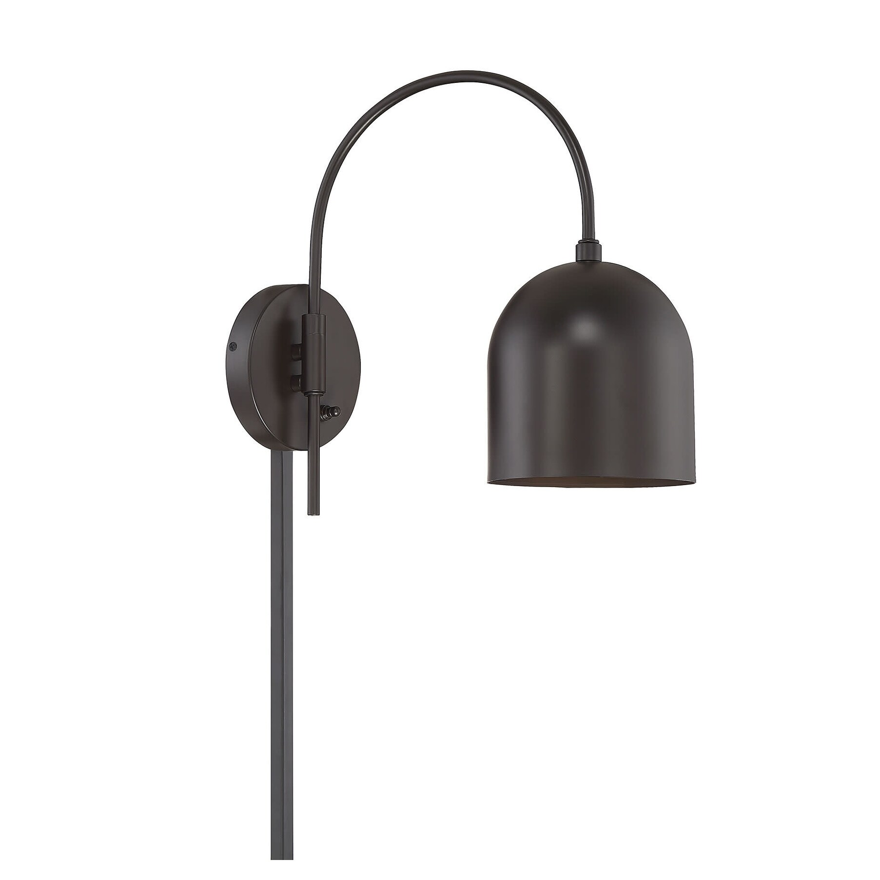 Meridian M90045 Single Light 13" Tall Plug-In Wall Sconce