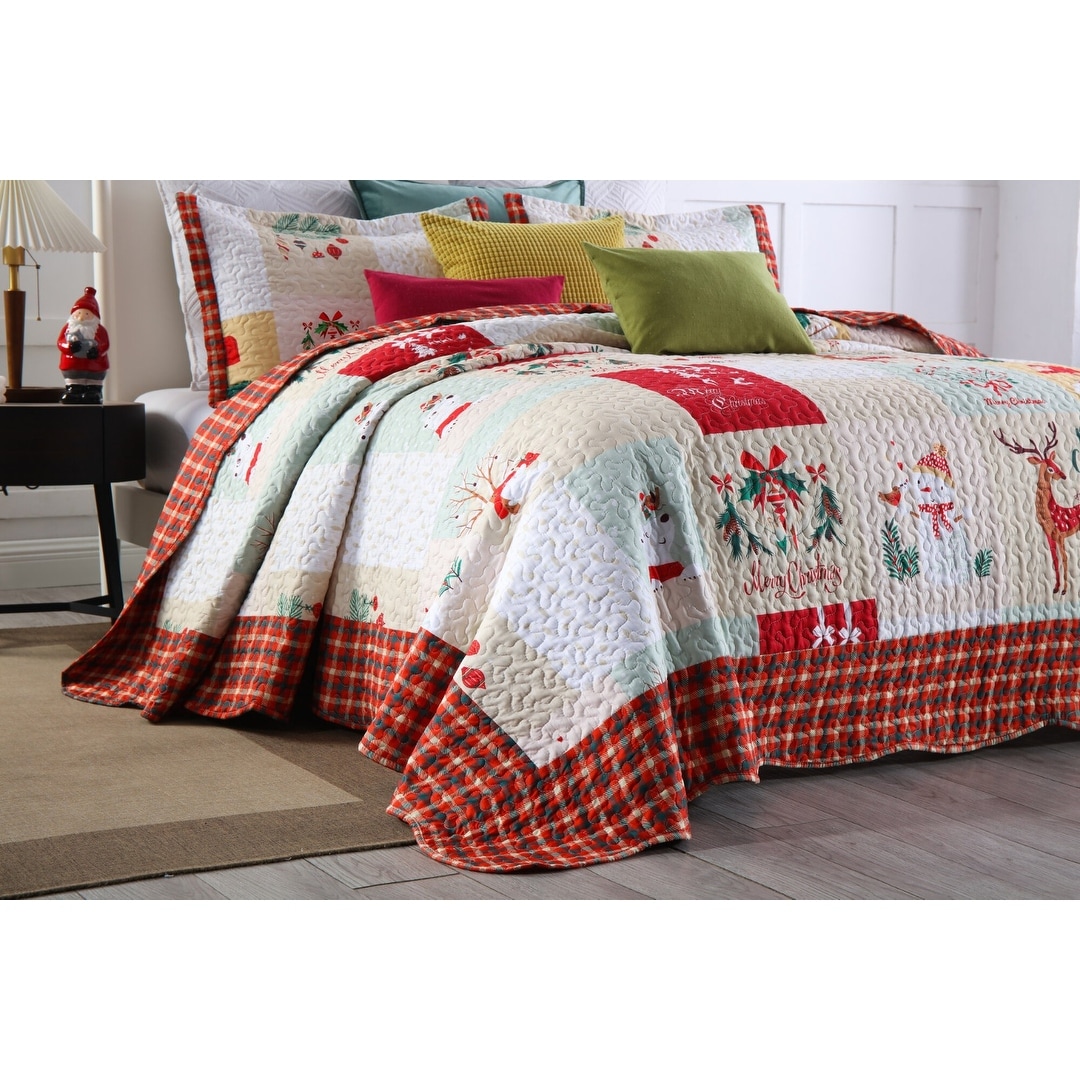 Marcielo christmas quilt deals