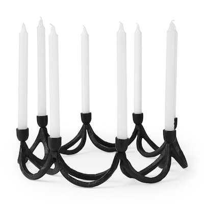 Seraph Round Candle Holder - 16.0L x 16.0W x 4.3H