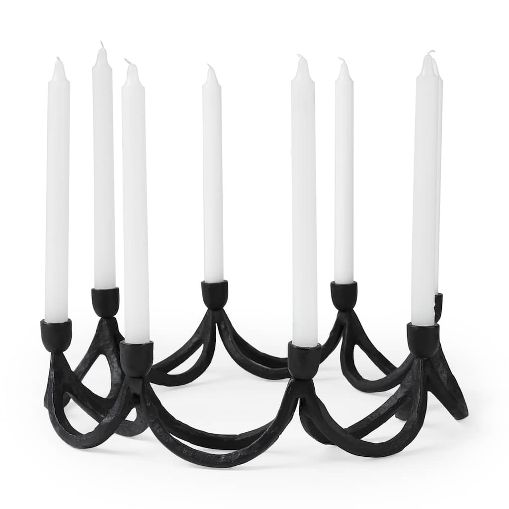 Seraph Round Candle Holder - 16.0L x 16.0W x 4.3H