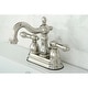 preview thumbnail 8 of 15, Heritage 4 in. Centerset Bathroom Faucet Polished Nickel