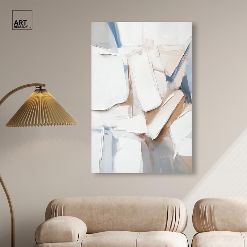 Bone and Beige II Canvas by Art Remedy, Gallery Wrapped