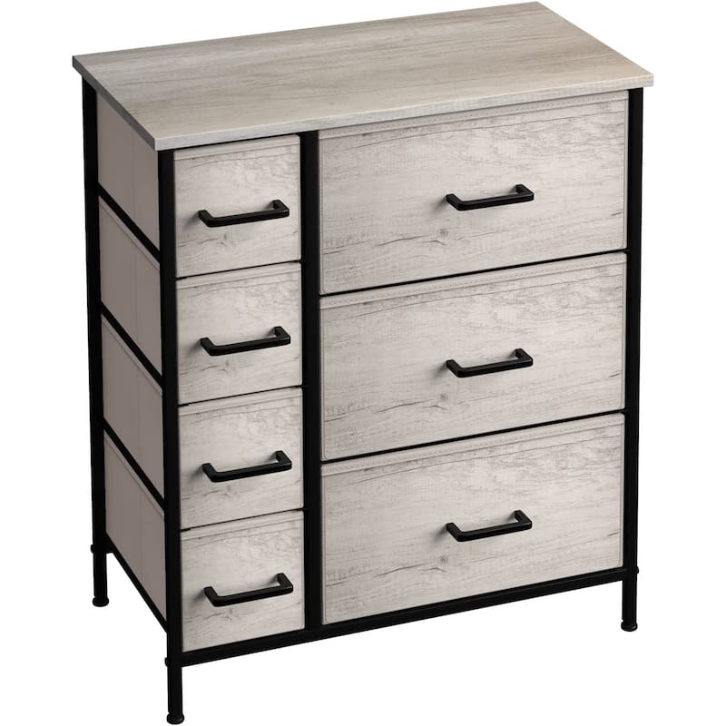 Dresser w/ 7 Drawers - Furniture Storage Tower Unit for Home, Bedroom