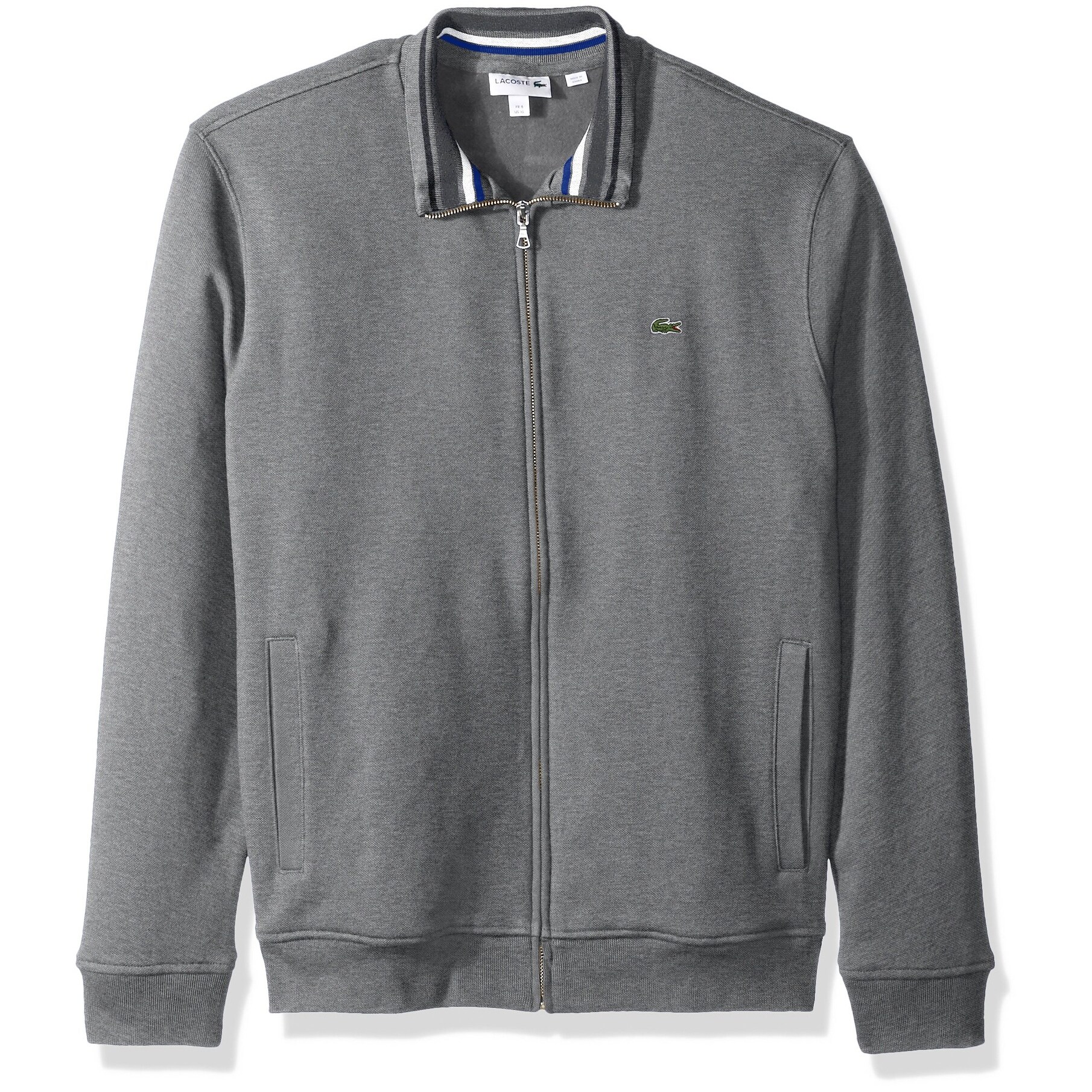 lacoste full zip sweater