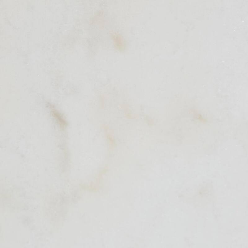 Roomfitters Bordeaux End Table, Round Marble Side Table with Gold Metal Frame for Living Room or Office, White Gold