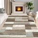 preview thumbnail 21 of 147, Superior Rockwood Patchwork Indoor Area Rug or Runner 5' x 8' - Light Blue/Ivory