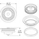 preview thumbnail 2 of 22, Elkay 3-1/2" Disposal Flange with Basket Strainer