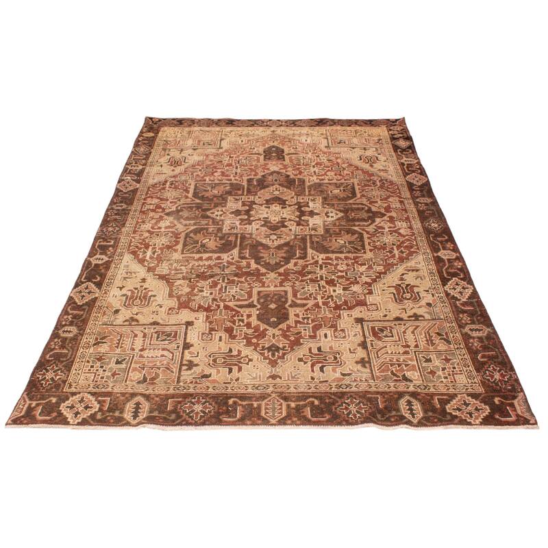 ECARPETGALLERY Hand-knotted Sarabi Red Wool Rug - 7'8 x 11'4