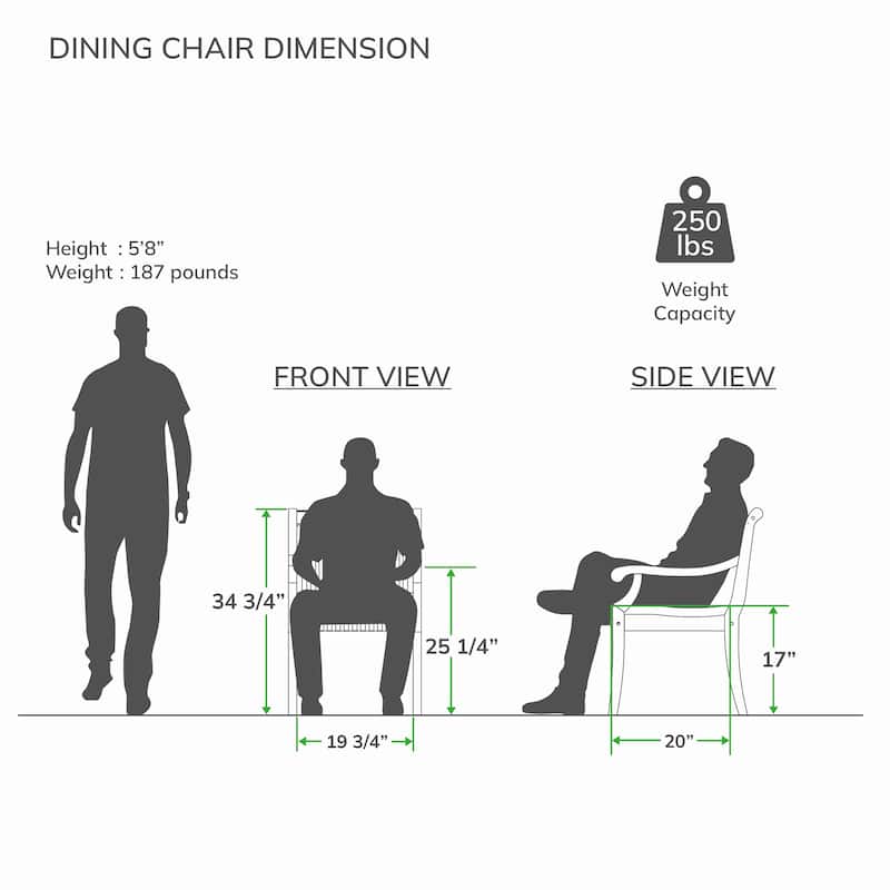 Cambridge Casual Chara 3-Piece Teak Patio Conversation Set