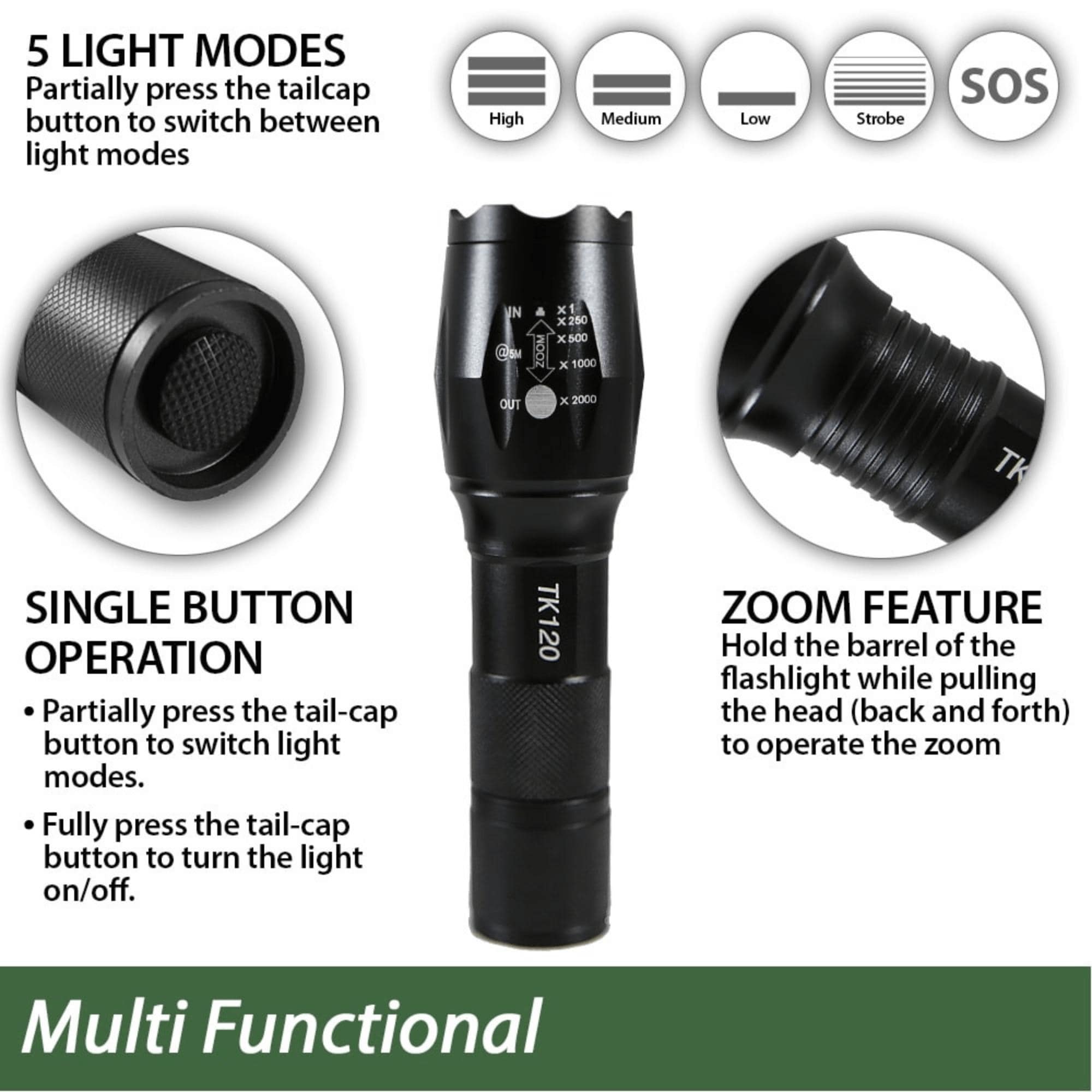 韓国BL FlashLight You and Iセット EcoGear-FX-TK120X-LED-
