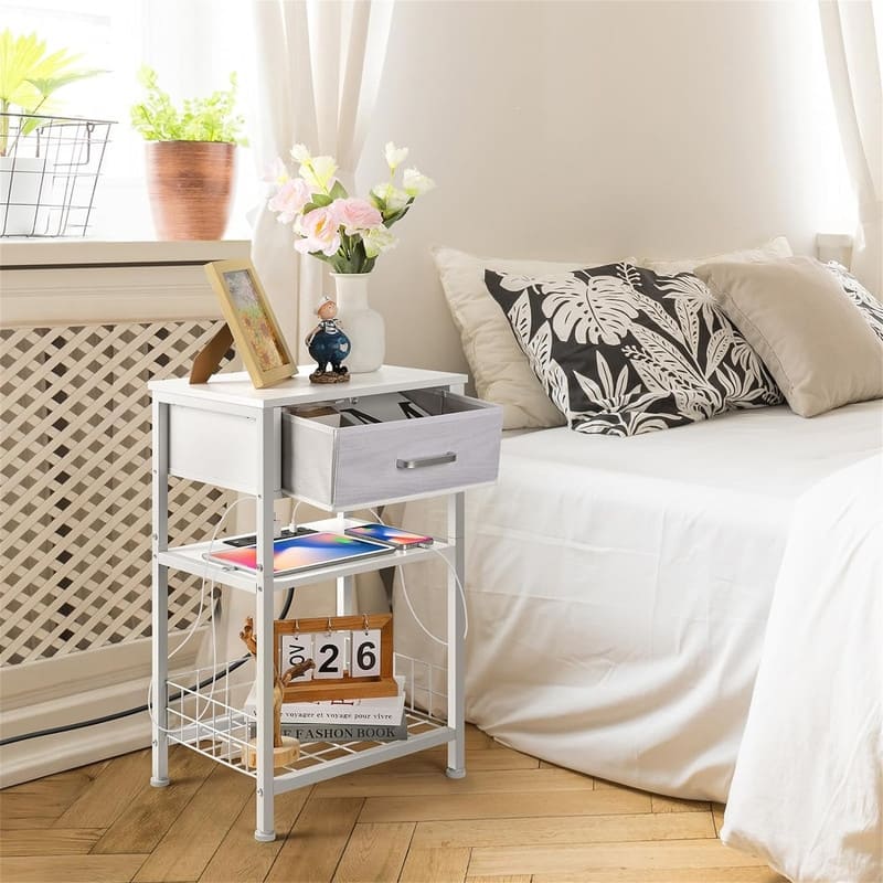 Night Stand with Drawers