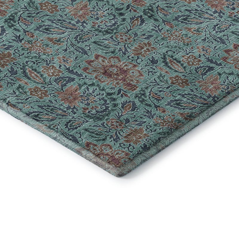 Premium Washable Super Soft Floral Mayfield Rug