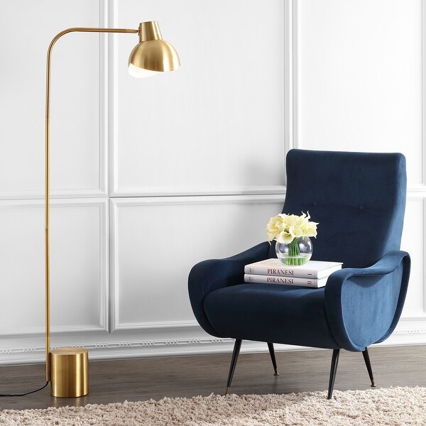 Safavieh Brass Gold Violetta Floor Lamp