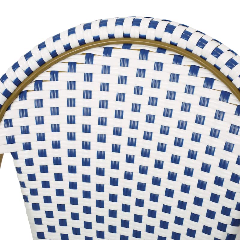Elize Outdoor French Cafe Chairs (Set of 4) by Christopher Knight Home