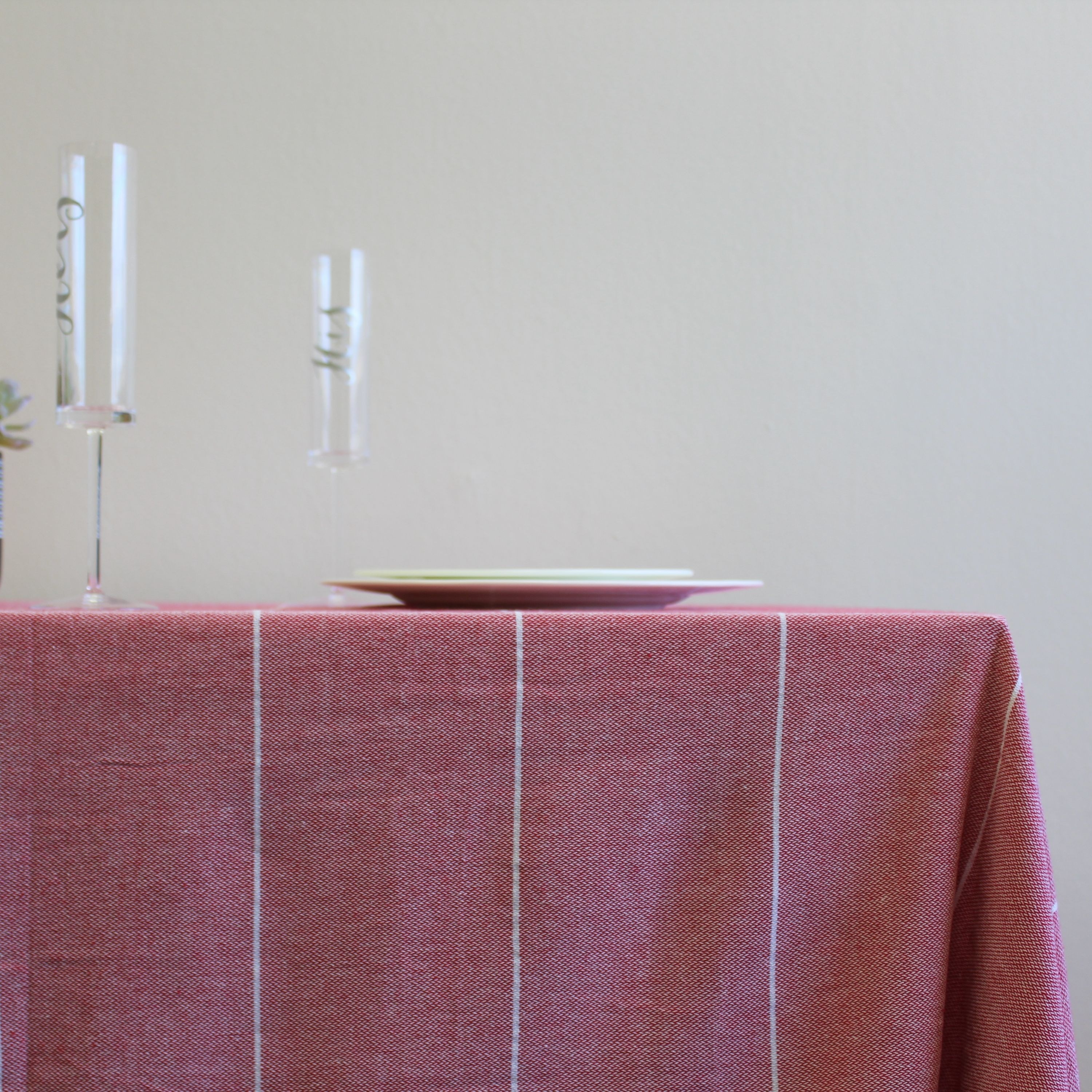 Fabstyles Fouta Stripe Cotton Tablecloth