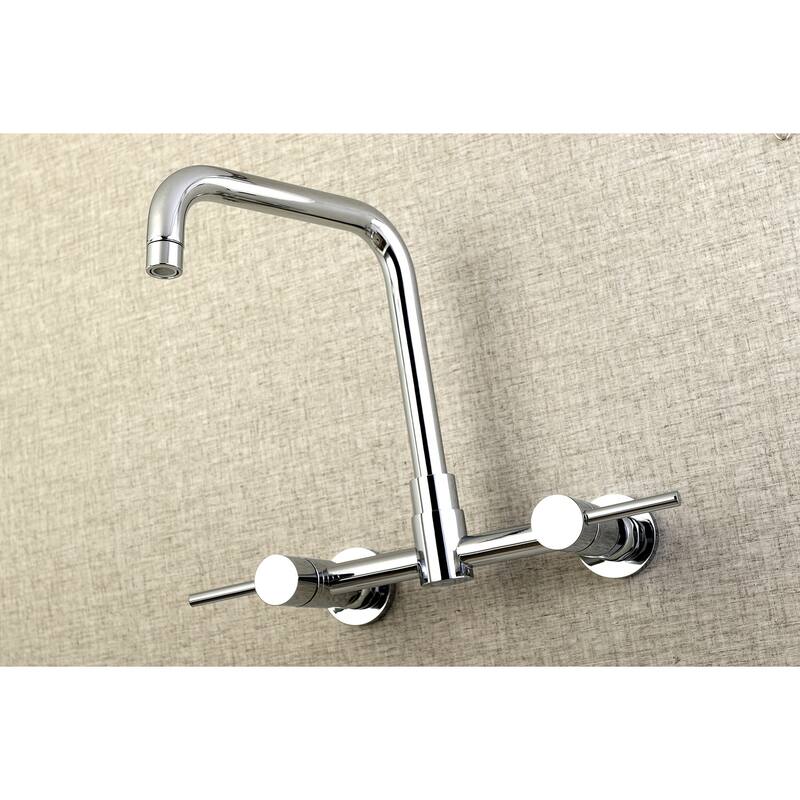 Kingston Brass Concord 8 in. Centerset Wall Mount Kitchen Faucet