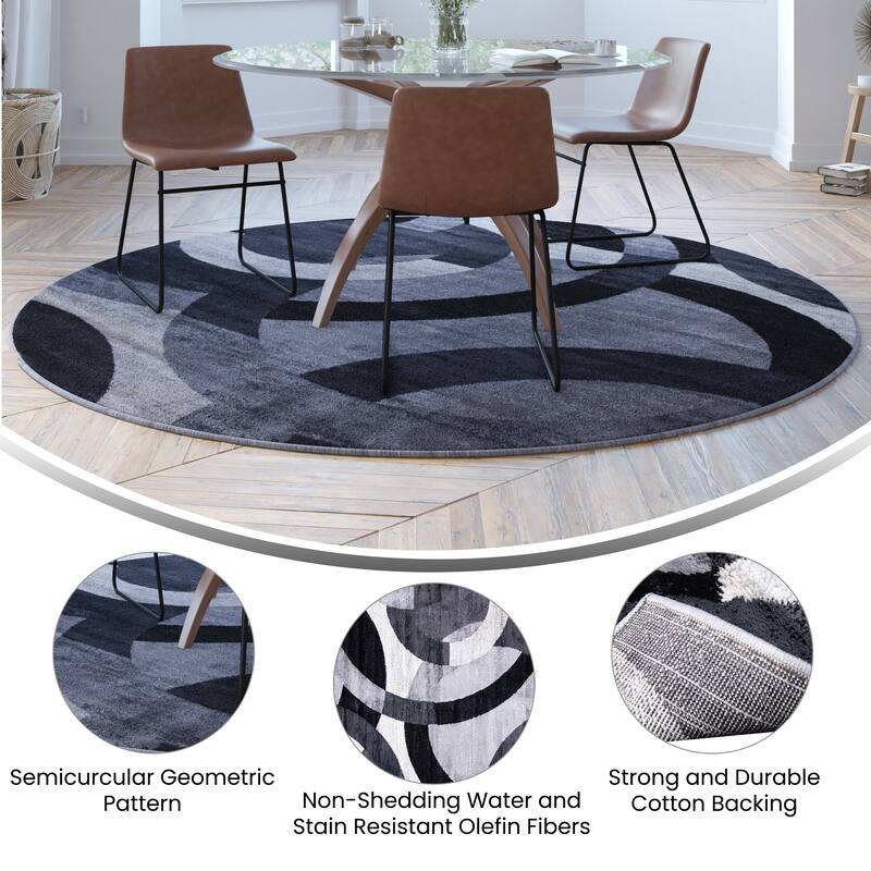 Modern Geometric Design Area Rug