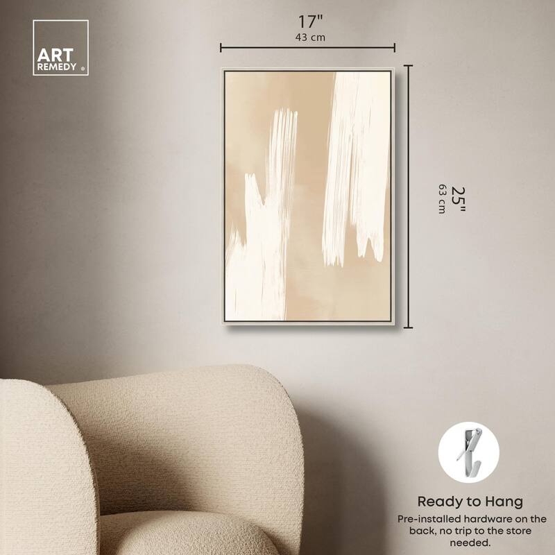 Gestural Grains II Canvas by Art Remedy