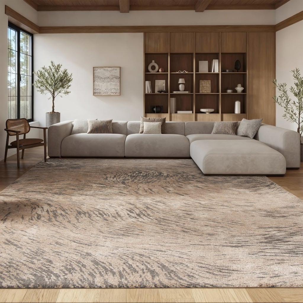 SAFAVIEH Meadow Lindita Modern Abstract Rug