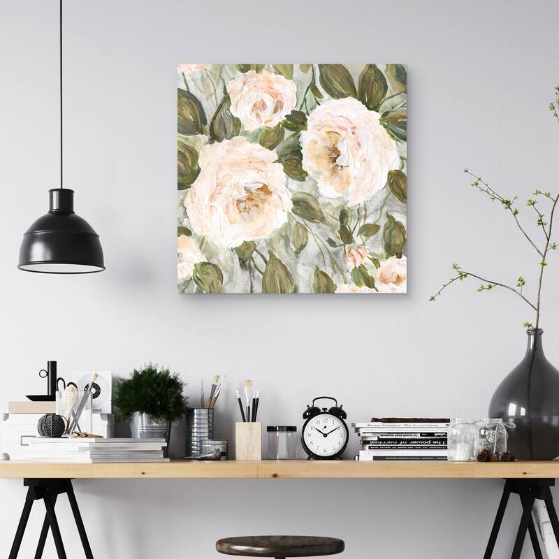 California Roses by Carol Robinson Canvas Art Print