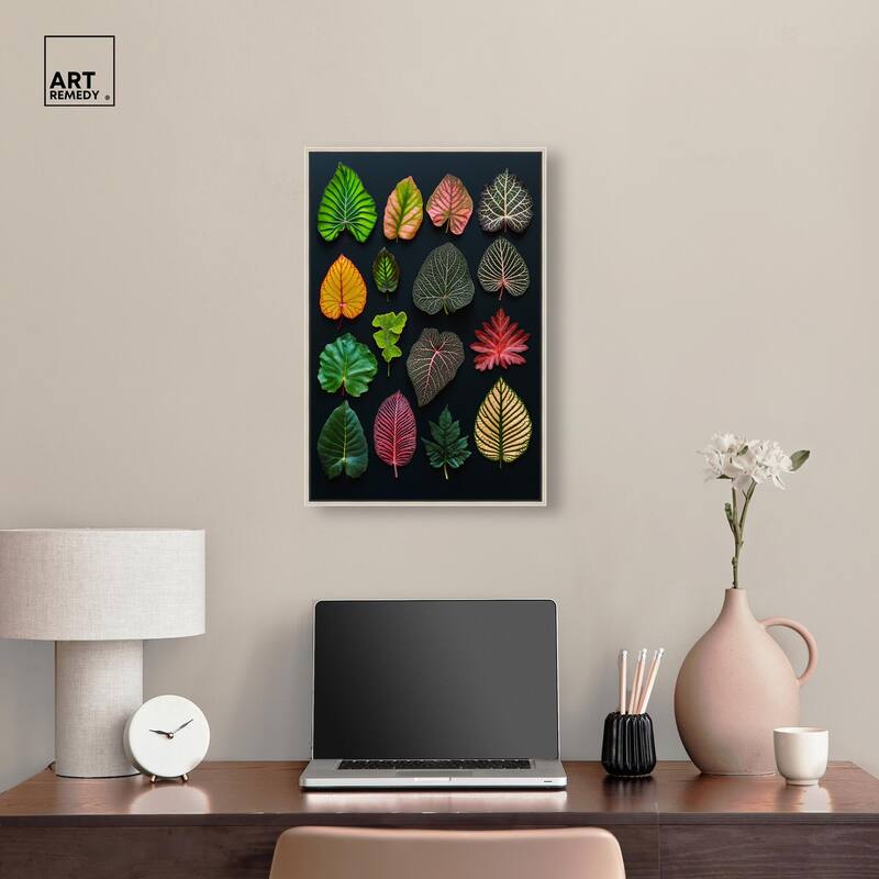 Leaf Lexicon Canvas by Art Remedy