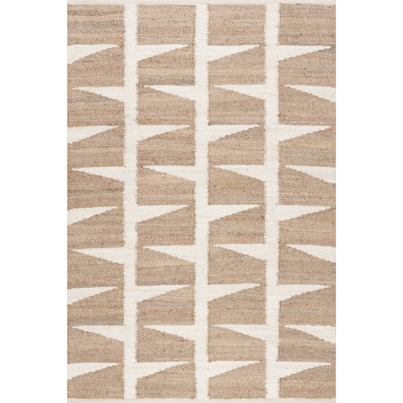 Nuloom Esti Geometric Jute Area Rug