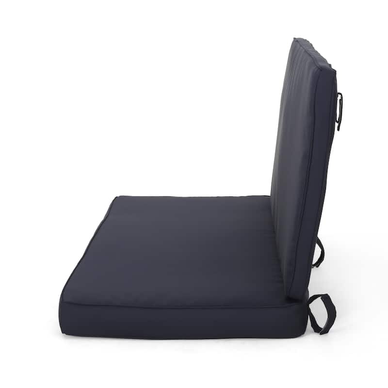 Coesse Outdoor Loveseat Cushion Set by Christopher Knight Home